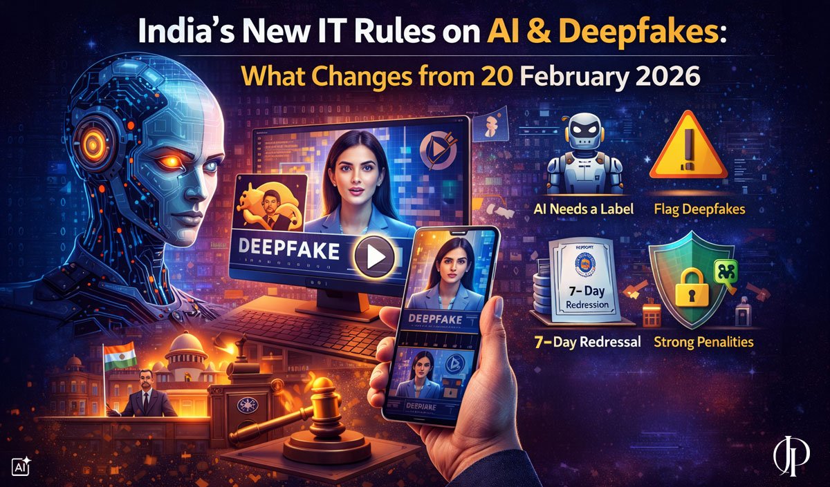 India’s New IT Rules on AI & Deepfakes: What Changes from 20 February 2026
