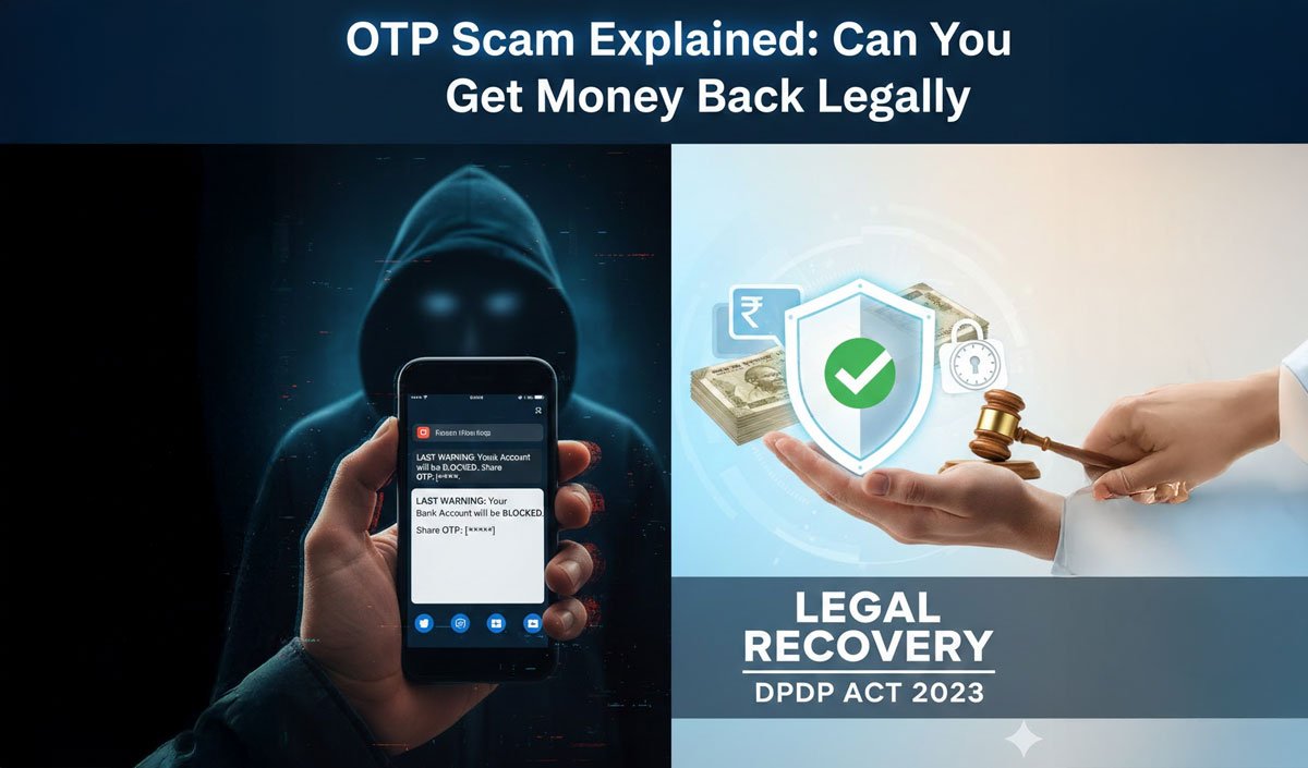 OTP Scam Explained: Can Victims Get Money Back Legally in India?
