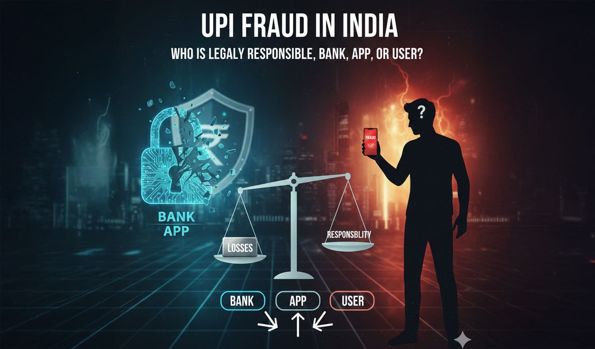 UPI Fraud in India: Who Is Legally Responsible, Bank, App, or User?
