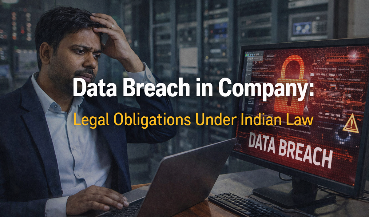 Data Breach in Company: Legal Obligations Under Indian Law