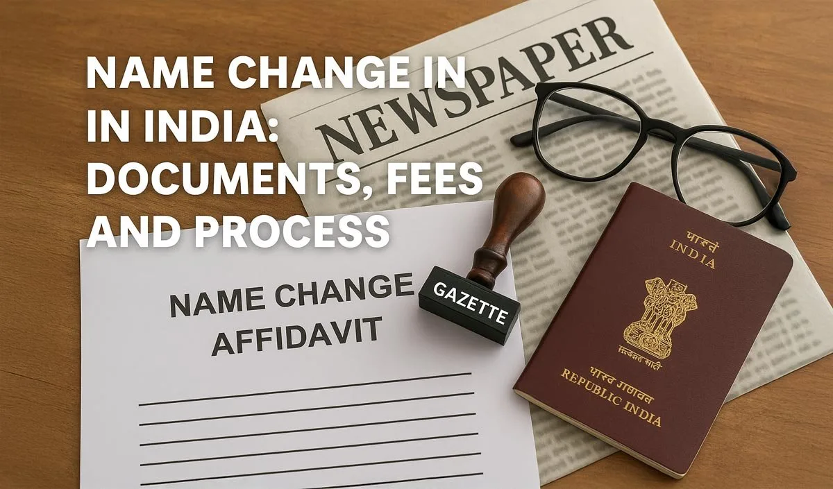 How to Change Name in India: Documents, Fees, and Process