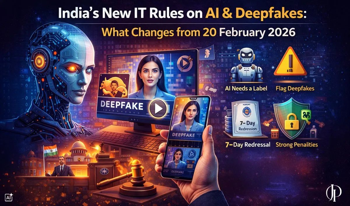 India’s New IT Rules on AI & Deepfakes: What Changes from 20 February 2026