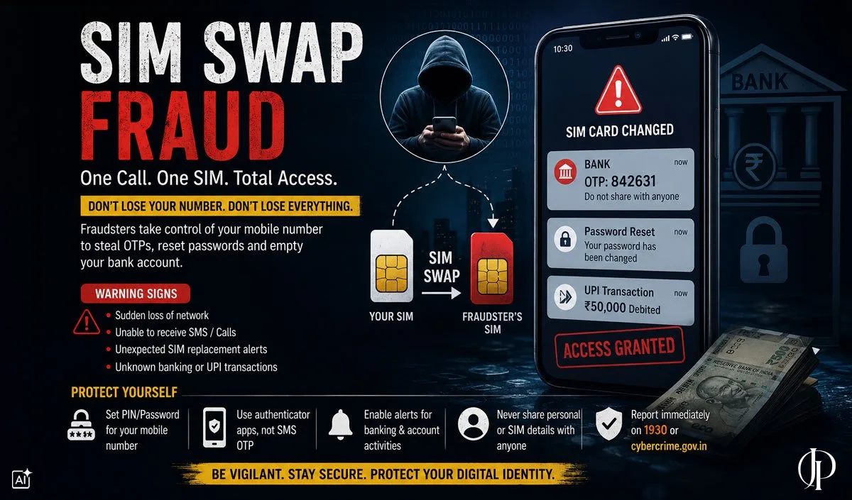SIM Swap Fraud in India: How Scammers Steal Your Mobile Number and Empty Your Bank Account