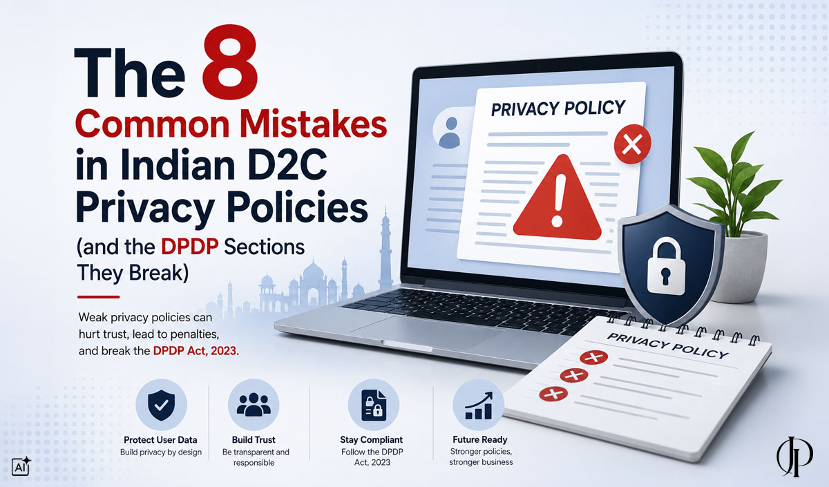 The 8 Common Mistakes in Indian D2C Privacy Policies (and the DPDP Sections They Break)